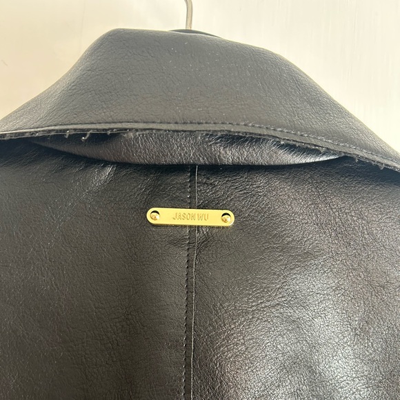 Jason Wu Black Leather Outerwear - Picture 4 of 4